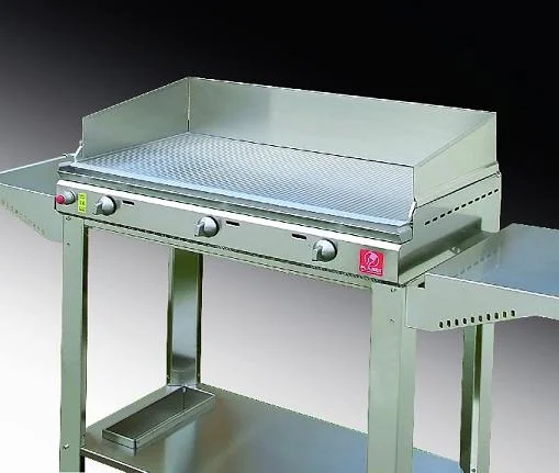 barbecue a gas con piastra da cm,78 rigata