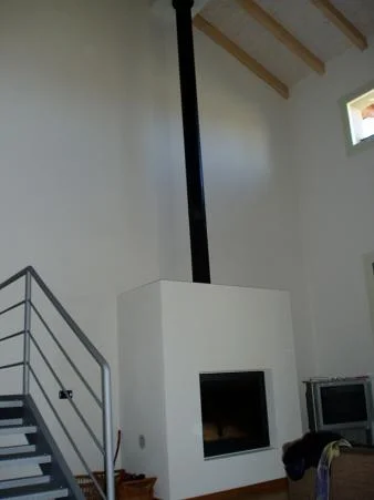 tuv 95 in muratura con canna a vista