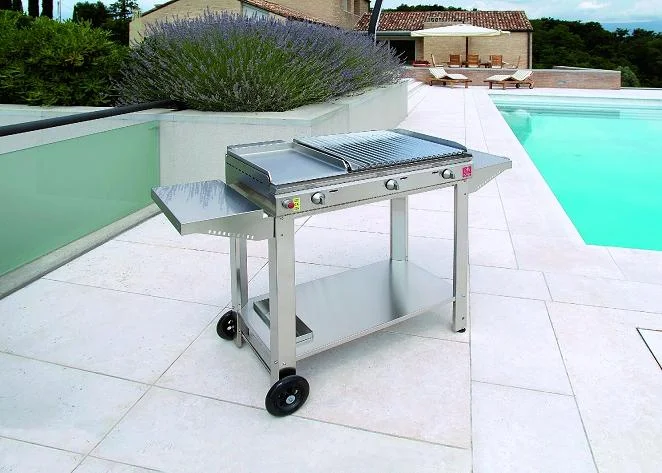 Barbecue a gas mix